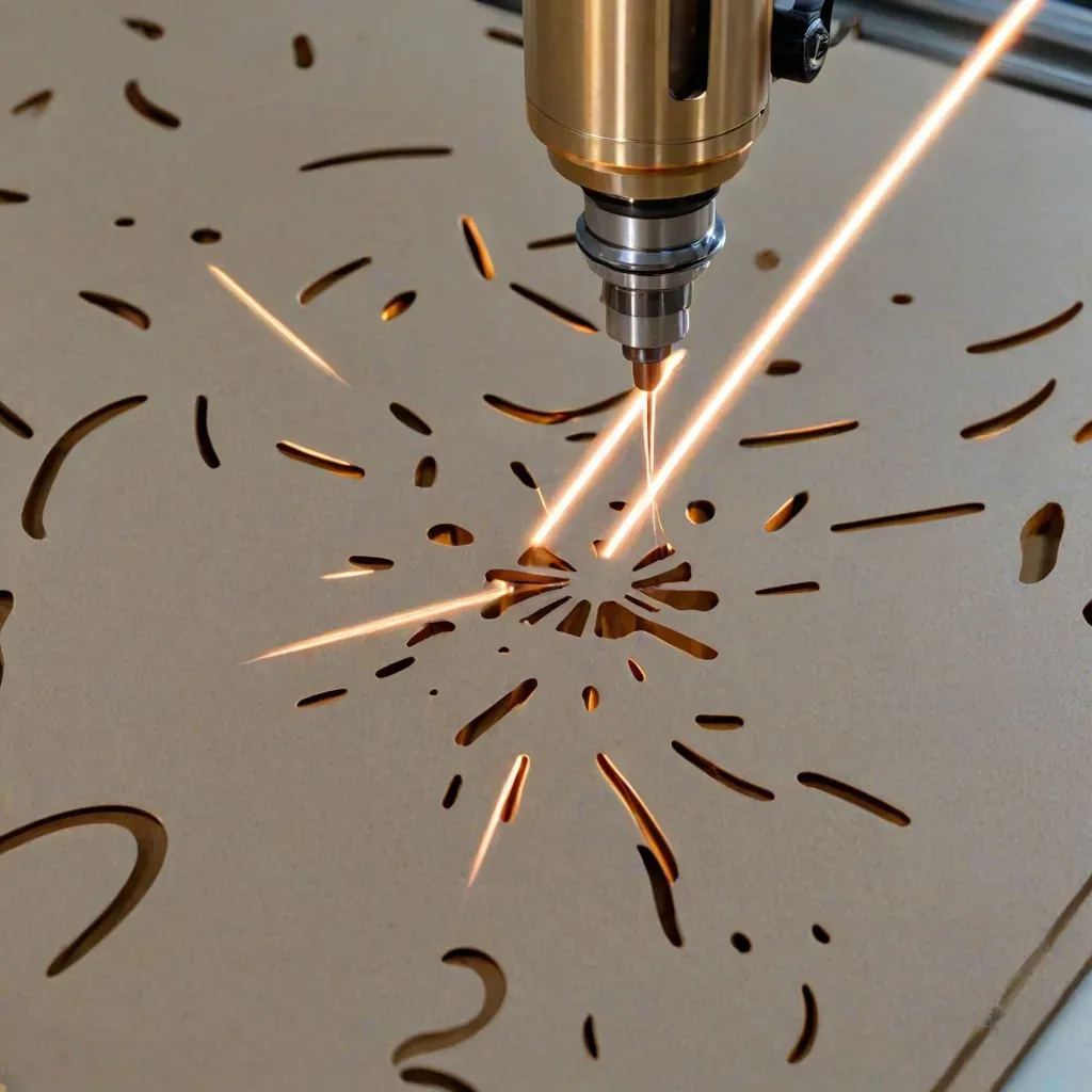 Cięcie blach stalowych laserem